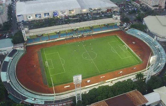 Venue semifinal Timnas Indonesia vs Myanmar di Rizal Memorial Stadium, Manila (Offisial SEA Games 2019)