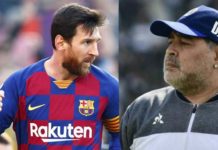 Lionel Messi dan Maradona