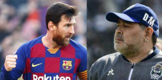 Lionel Messi dan Maradona